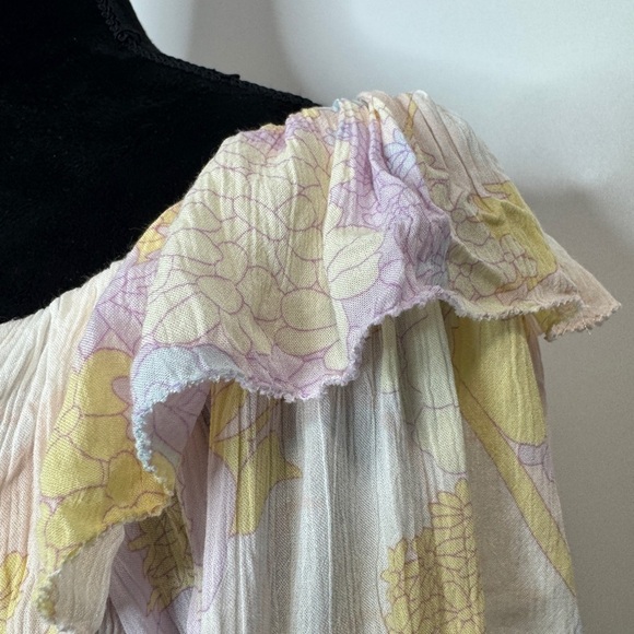 Ba&sh Ruffle Maxi Dress Nude - Picture 6 of 12